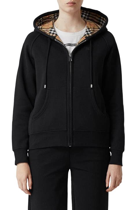 burberry black hoodie womens|burberry hoodie vintage.